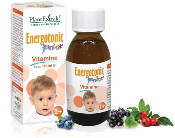 Energotonic Junior vitamine x 125ml (PLX) PLANTEXTRAKT — preț și oferte