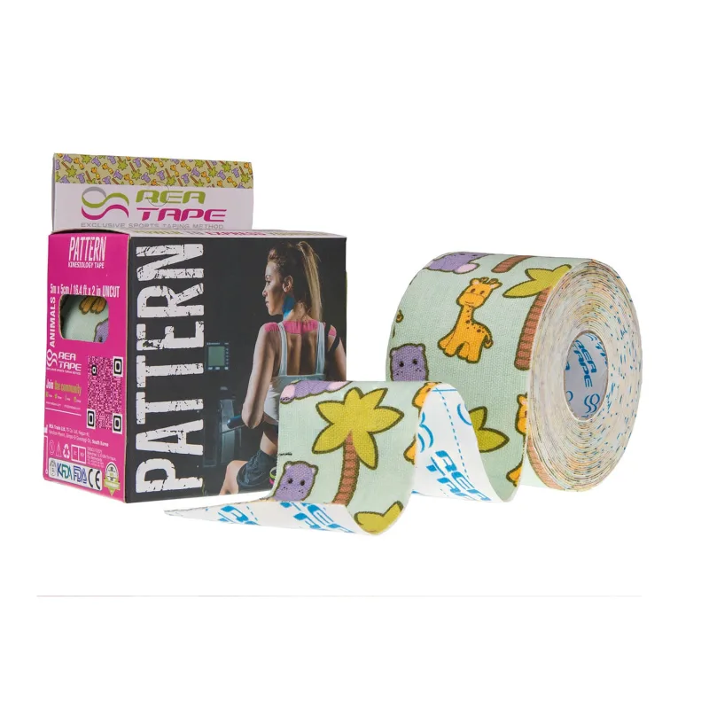 Model Rea Tape, bandă kinesiologică, girafe, 5 cm x 5 m — preț și oferte