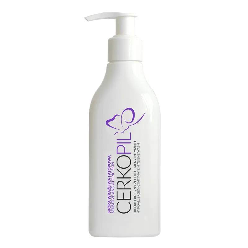 Cerkopil, gel hipoalergenic pentru igienă intimă, piele sensibilă și atopică, 200 ml — preț și oferte