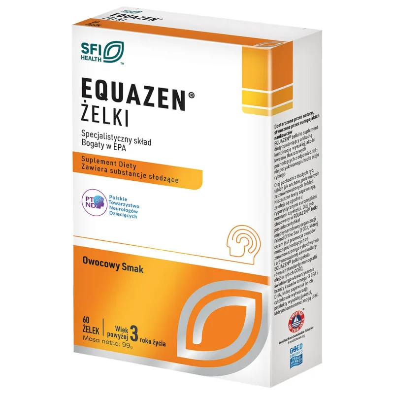 Equazen Jelly, vârsta peste 3 ani, aromă de fructe, 60 bucăți — preț și oferte