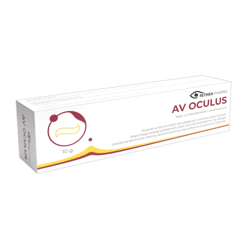 Av Oculus, unguent cu D-pantenol și vitamina A + E pentru îngrijirea și protecția pielii pleoapelor, 10 g — preț și oferte