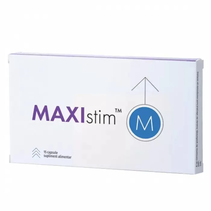 MAXIstim M, 15 capsule, NaturPharma — preț și oferte