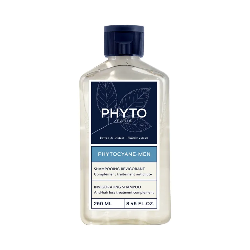 Phyto Phytocyane, șampon revitalizant împotriva căderii părului, pentru bărbați, 250 ml — preț și oferte