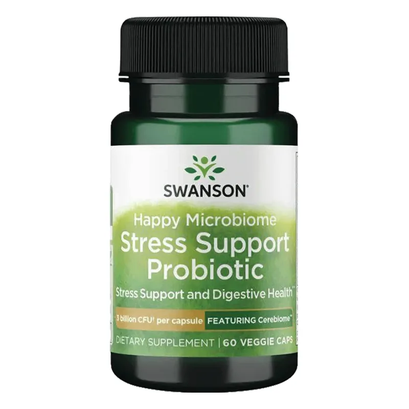 Swanson Happy Microbiom Suport pentru stres Probiotic, 60 capsule vegetariene — preț și oferte
