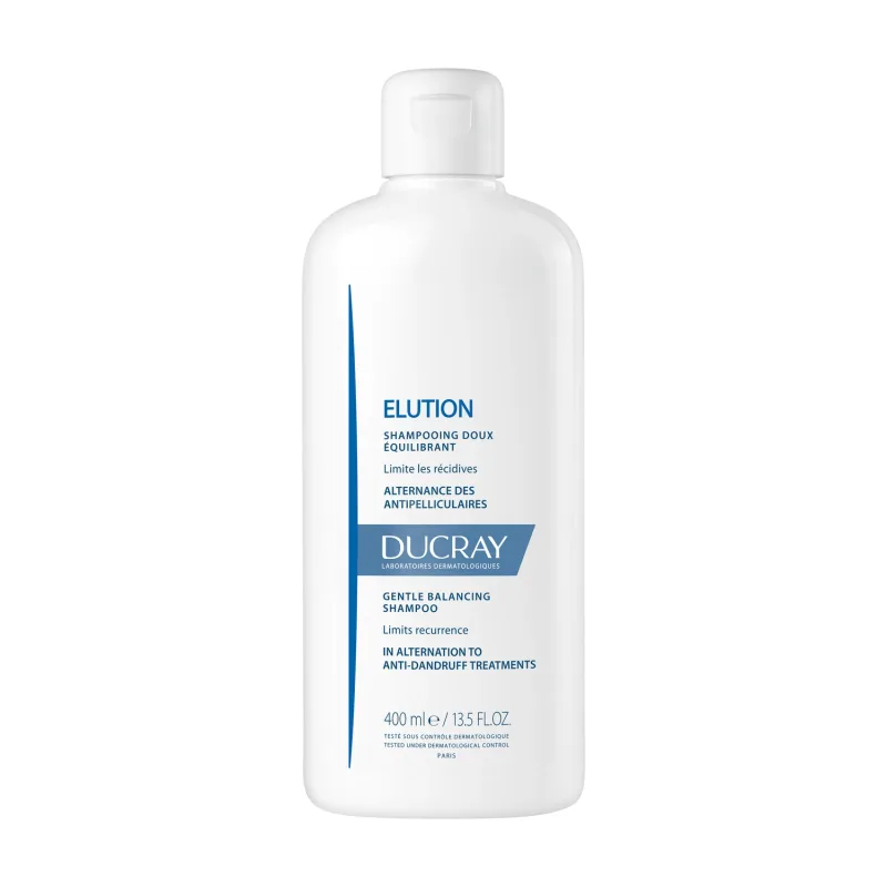 Ducray Elution, șampon delicat pentru a restabili echilibrul scalpului, 400ml — preț și oferte