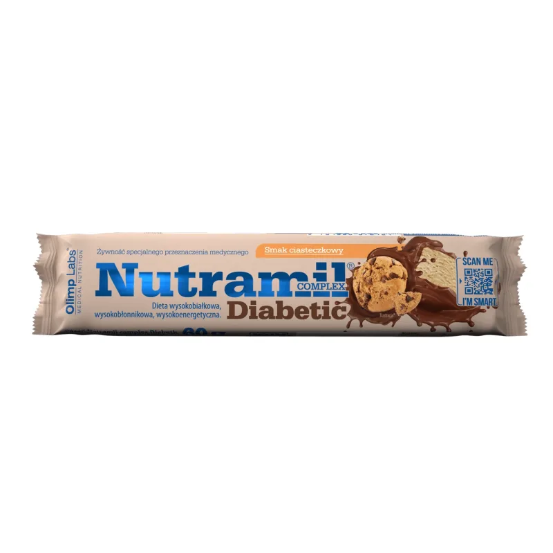 Olimp Nutramil Complex Diabetic, baton, aromă cookie, 60 g Olimp Labs — preț și oferte