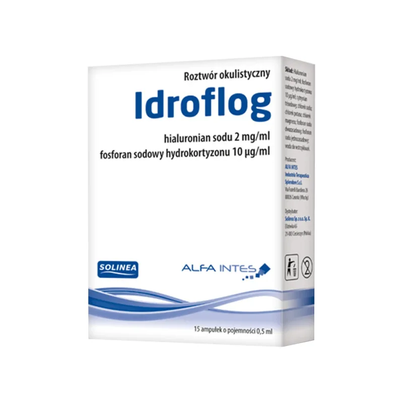 Idroflog, soluție oftalmică, 0,5 ml x 15 fiole — preț și oferte