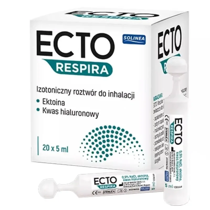 Ecto Respira, soluție izotonică pentru inhalare, 5 ml x 20 fiole — preț și oferte