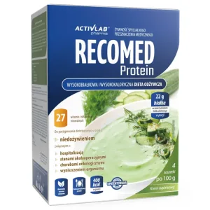 ActivLab Pharma RecoMed Protein, preparat nutritiv, cremă de castraveți, 100 g x 4 plicuri