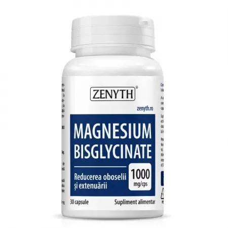 Magnesium Bisglycinate, 30 capsule, Zenyth — preț și oferte
