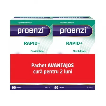 Pachet Proenzi Artrostop Rapid+, 90 capsule + 90 capsule, Walmark — preț și oferte