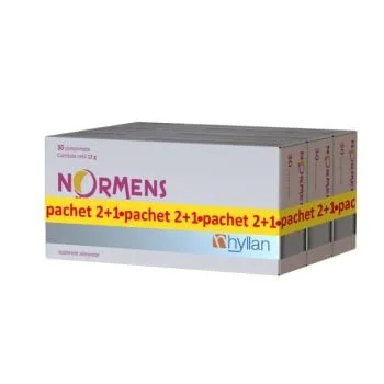Pachet Normens 3 x 30 comprimate, Hyllan HYLLAN PHARMA — preț și oferte