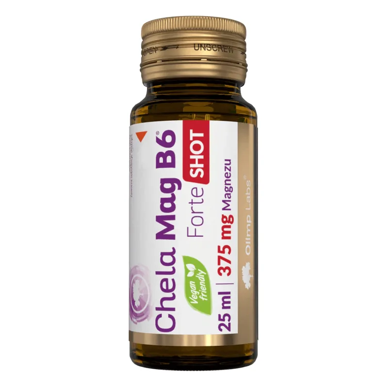 Olimp Chela-Mag B6 Forte Shot, fiolă, aromă de portocale, 25 ml Olimp Labs — preț și oferte