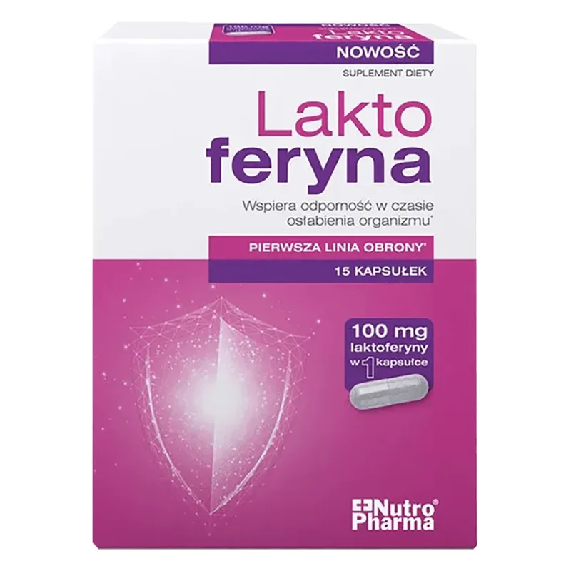 Nutropharma Lactoferrin, 15 capsule — preț și oferte