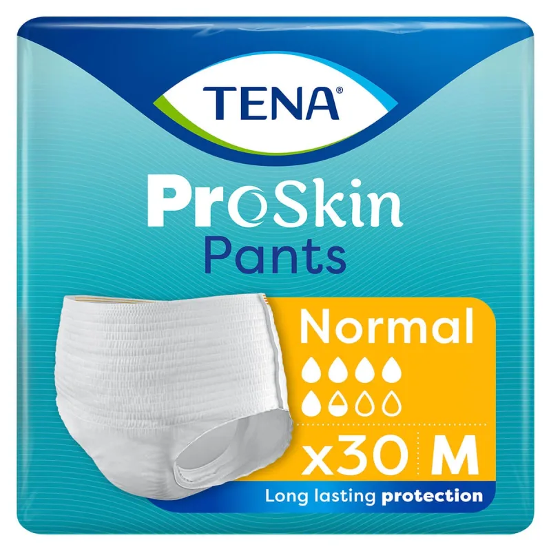 Tena Pants ProSkin, chiloți absorbanți, mărimea M, 80-110 cm, Normal, 30 bucăți — preț și oferte
