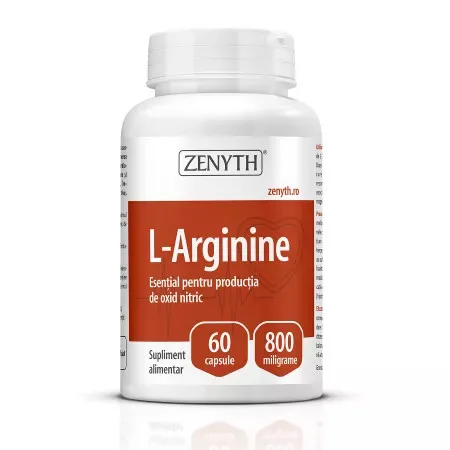 L-Arginina, 60 capsule, Zenyth — preț și oferte