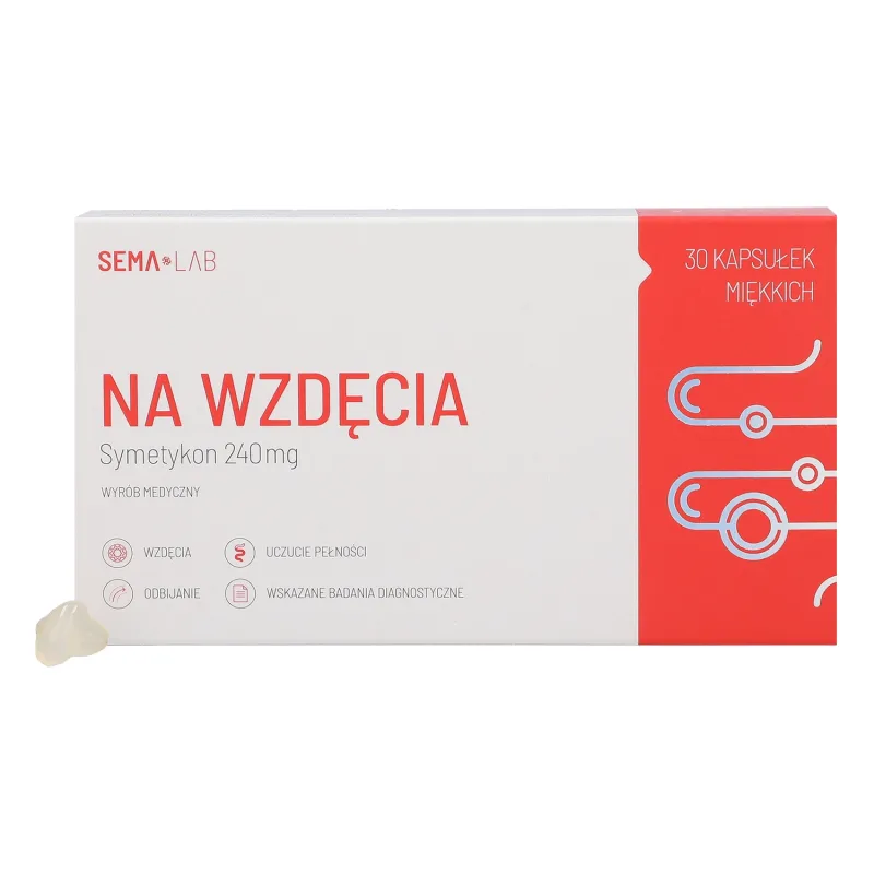 SEMA Lab Pentru flatulență 240 mg, 30 capsule moi — preț și oferte