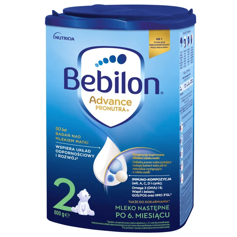 Bebilon Advance Pronutra 2, lapte de continuare, peste 6 luni, 800 g — preț și oferte