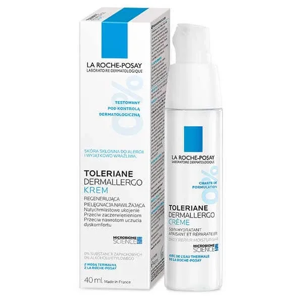 La Roche-Posay Toleriane Dermallergo, cremă de față, îngrijire hidratantă regenerantă, 40 ml — preț și oferte