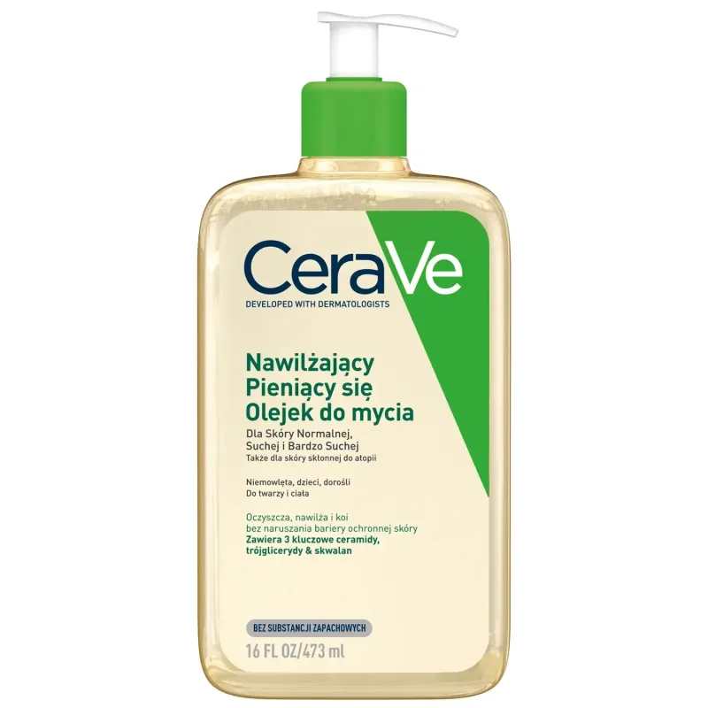 Ulei de curățare spumant-hidratant CeraVe, cu ceramide, piele normal-uscatǎ, 473 ml, L'Oréal — preț și oferte