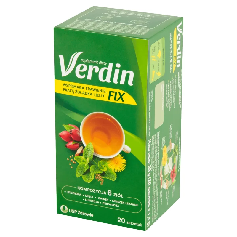 Verdin Fix, 20 pliculețe USP — preț și oferte