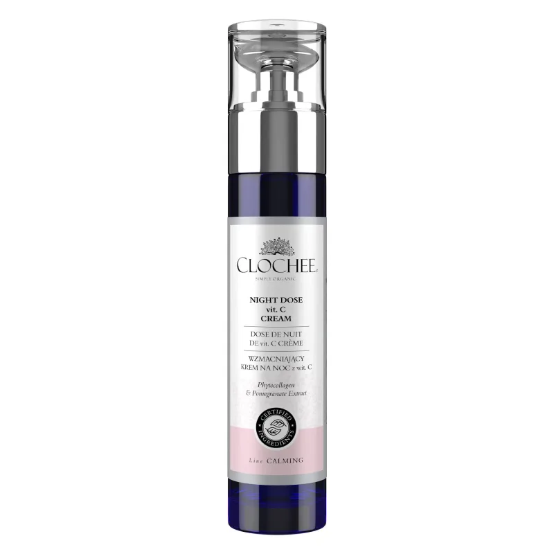 Clochee Simply Organic, cremă de noapte fortificantă cu vitamina C, 50 ml — preț și oferte