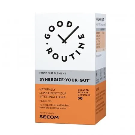 Synergize Your Gut Good Routine, 30 capsule, Secom — preț și oferte