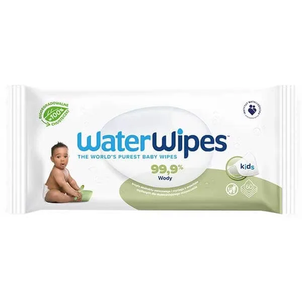 WaterWipes Soapberry Bio, șervețele umede, apă cu extract de săpun, de la naștere, 60 bucăți — preț și oferte
