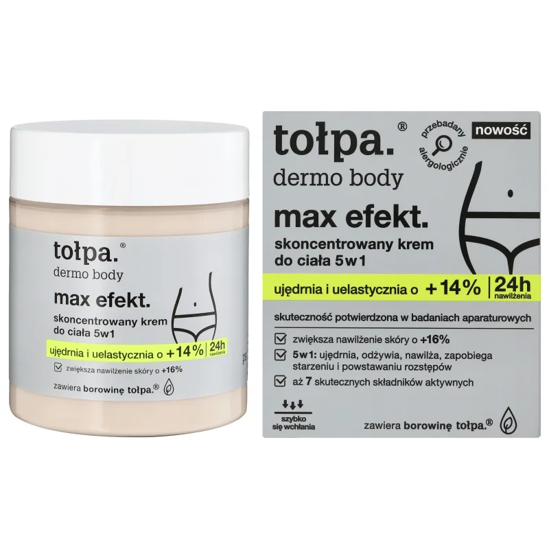 Tolpa Dermo Body Max Efekt, cremă de corp concentrată 5în1, 250 ml — preț și oferte