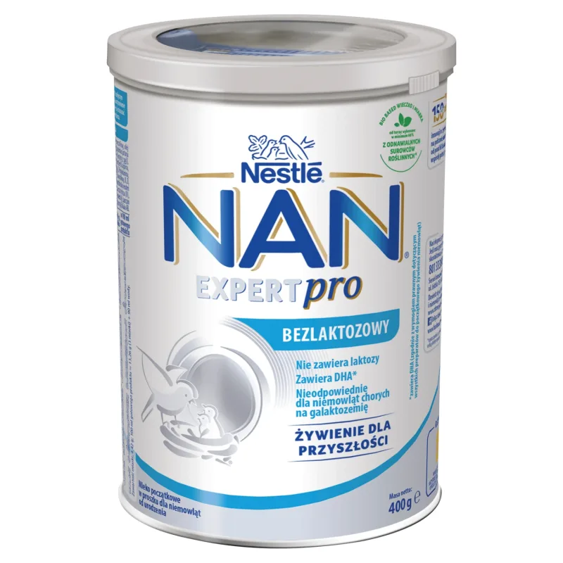 Nestle NAN Expertpro Lapte pentru sugari fără lactoză de la naștere, 400 g — preț și oferte
