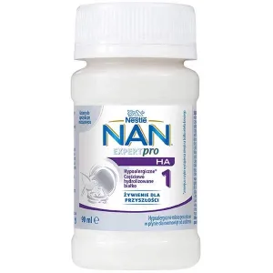 Nestle NAN Expertpro HA 1, lapte hipoalergenic pentru sugari de la naștere, lichid, 90 ml