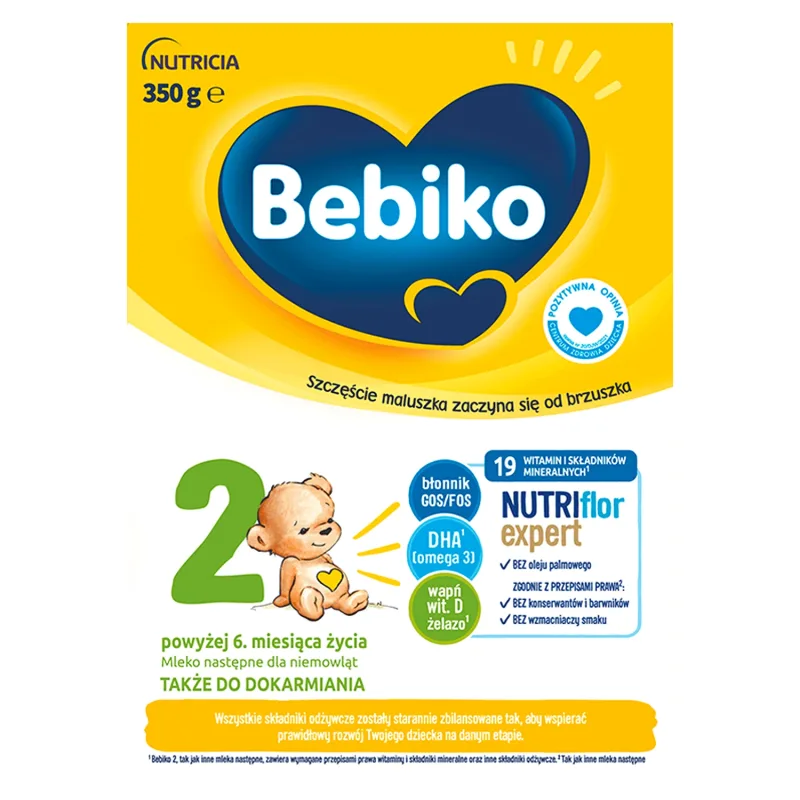 Bebiko 2 Nutriflor Expert lapte de continuare, peste 6 luni, 350 g — preț și oferte