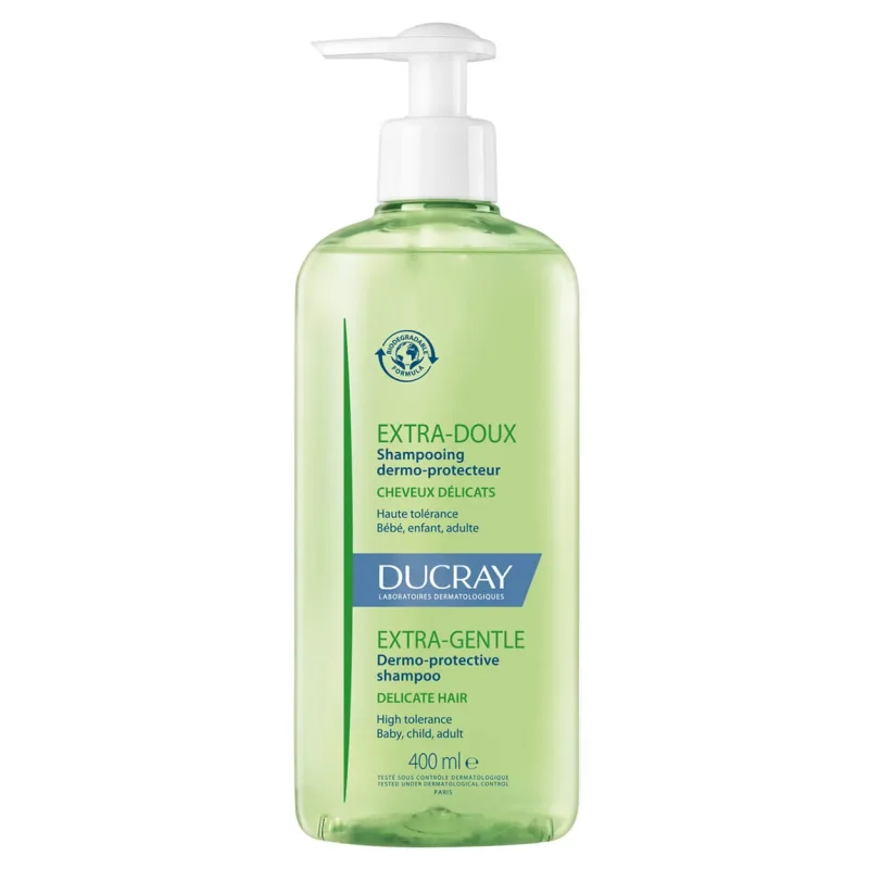 Ducray Extra Doux, șampon dermatologic pentru utilizare frecventă, 400 ml — preț și oferte