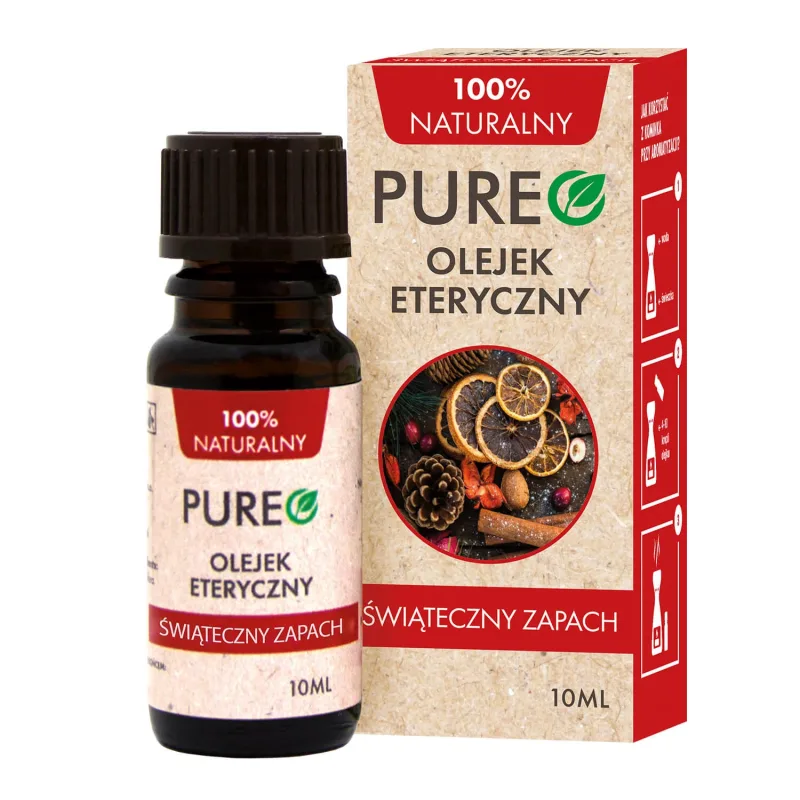Pureo, ulei esențial parfum Crăciun, 10 ml — preț și oferte