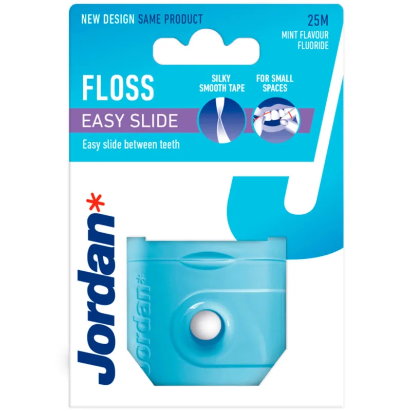 Jordan Easy Slide, ață fluorurată, cerată, mentă, 25 m — preț și oferte
