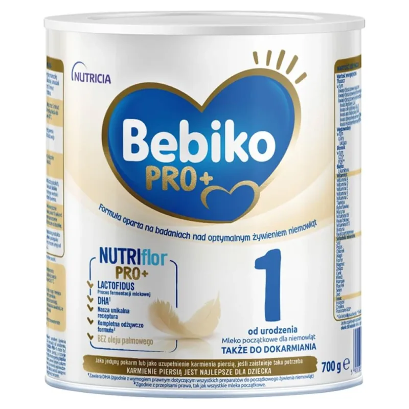 Bebiko Pro+ 1 Nutrriflor Pro+, lapte pentru sugari, de la naștere, 700 g — preț și oferte