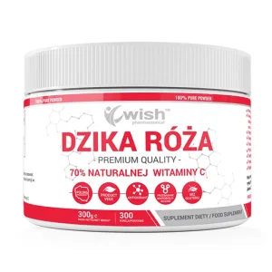 Wish Wild Rose, 70% vitamina C naturală, pulbere, 300 g