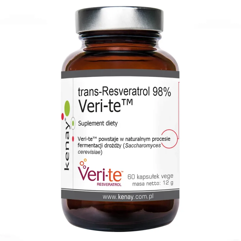 Kenay Trans-Resveratrol 98% Veri-te, 60 capsule vegetale — preț și oferte