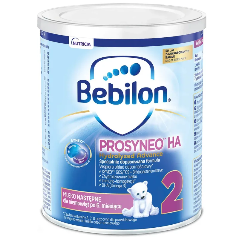 Bebilon Prosyneo HA Hidrolizat Advance 2, lapte de continuare, după 6 luni, 400 g — preț și oferte