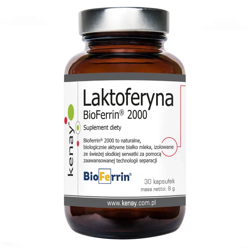 Kenay Lactoferrin BioFerrin 2000, 30 capsule — preț și oferte