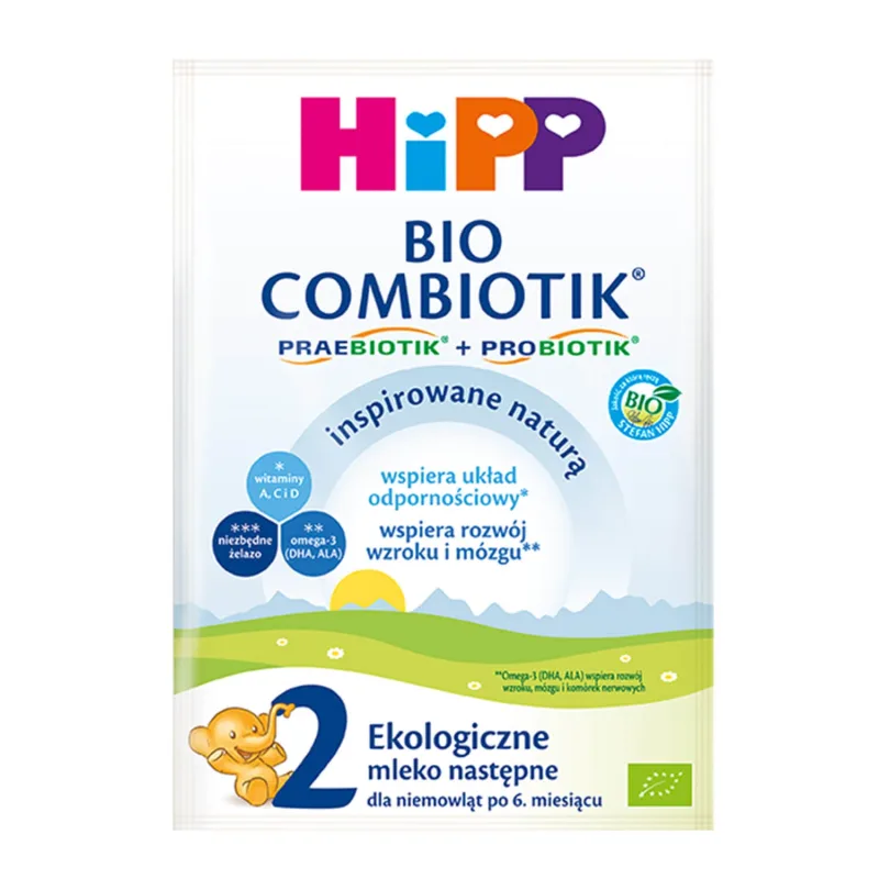 HiPP 2 Bio Combiotik, lapte de continuare organic, după 6 luni, 27 g — preț și oferte