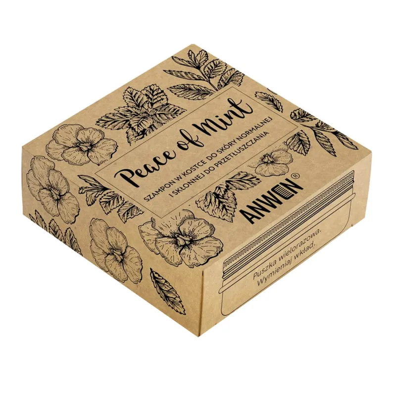 Anwen Peace of Mint, șampon cub, cutie, 75 g — preț și oferte