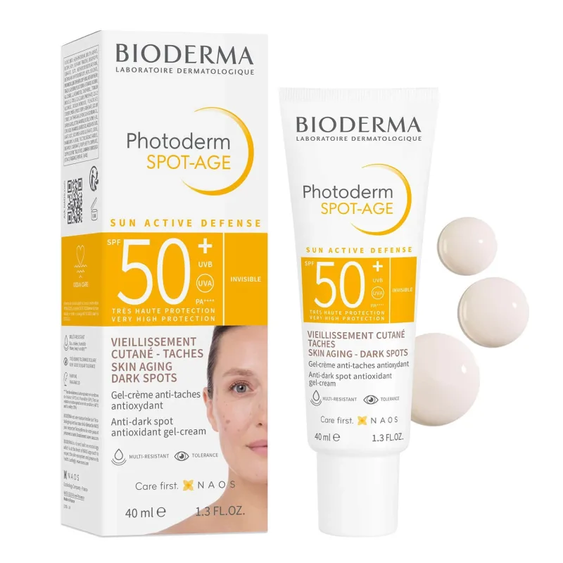 Gel-cremă împotriva petelor brune Bioderma Photoderm Spot-Age, SPF 50+, 40 ml, Naos — preț și oferte