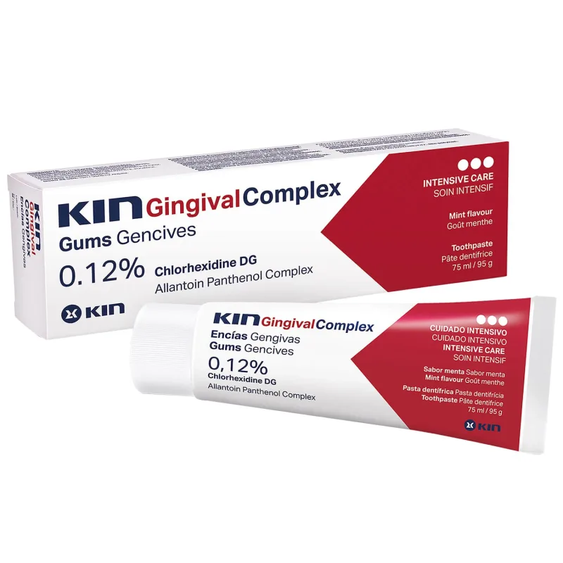 Kin Gingival Complex, pastă de dinți cu clorhexidină, 75 ml — preț și oferte