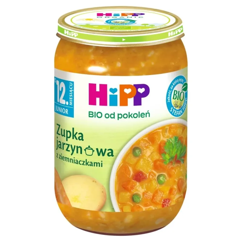 HiPP Zupa Bio, supă de legume cu cartofi, după 12 luni, 250 g — preț și oferte