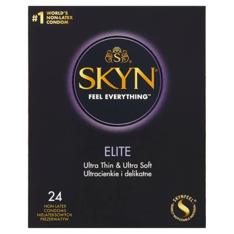 Unimil Skyn Elite, prezervative fără latex, ultra-subțiri, 24 bucăți — preț și oferte