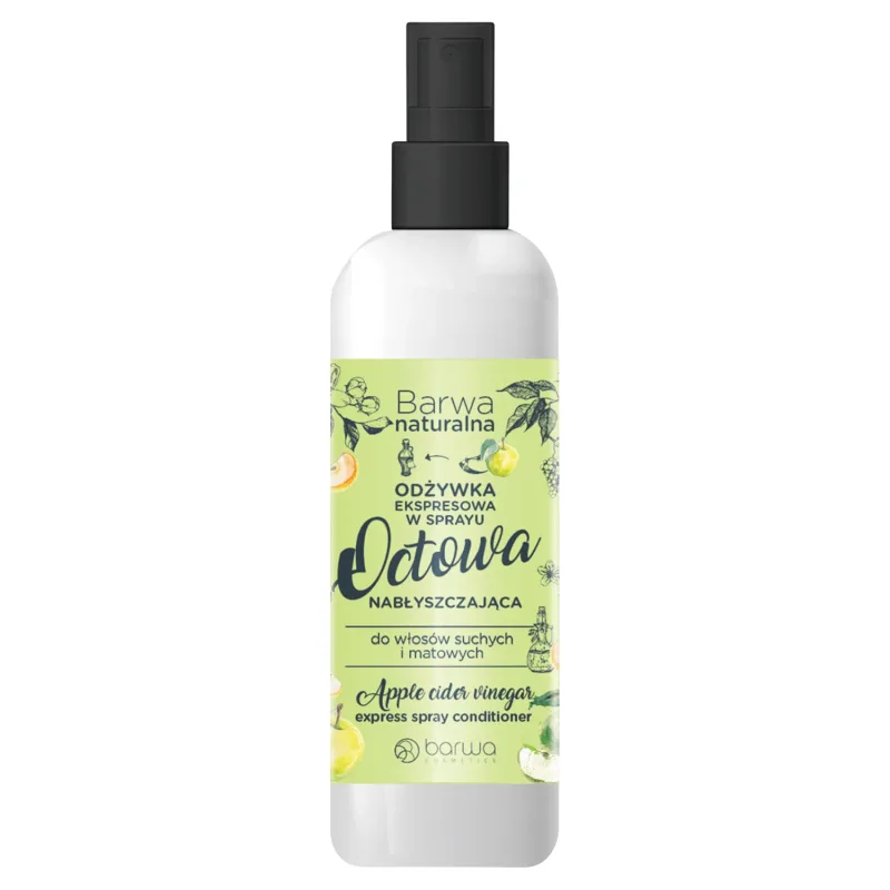 Barwa Natural, balsam spray cu oțet pentru păr natural și tern, lucios, 200 ml — preț și oferte