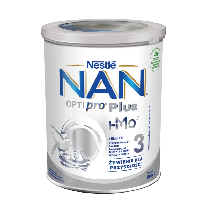 Nestle NAN Optipro Plus 3 HM-O, lapte modificat pentru copii peste 1 an, 800 g — preț și oferte