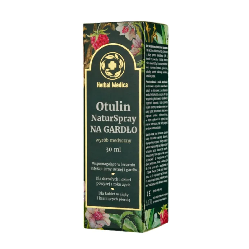 Herbal Medica Otulin NaturSpray pentru gât, pentru adulți și copii peste 1 an, 30 ml — preț și oferte
