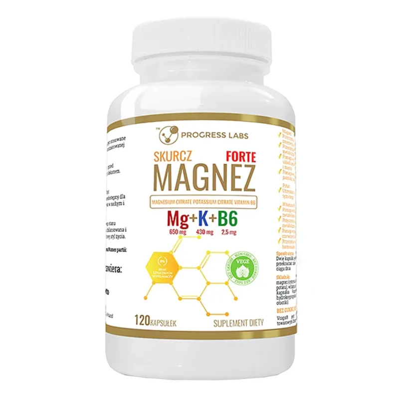Progress Labs Magnesium Shrink Forte, 120 capsule — preț și oferte